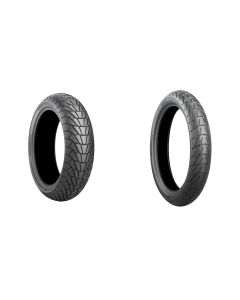 Bridgestone Battlax Adventurecross Scrambler AX41S Tire Pair For Triumph Speed Triple 900 95-96