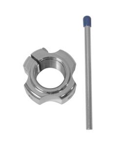 Modquad Locking Axle Nut Polished AX2-X