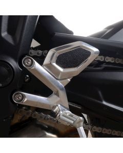 R&G Racing Black Boot Guard Kit For 2021-2024 Triumph Trident 660 EZBG807BL