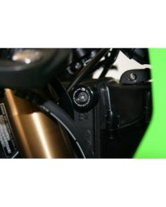 R&G Racing Black Lockstop Savers For 2004-2005 Kawasaki Ninja ZX10R ZX1000C