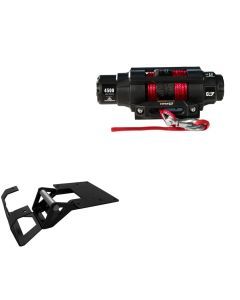 Viper 4500lbs V3 Winch Red Rope With Mount For Polaris RZR 4 XP 900 2011-2014