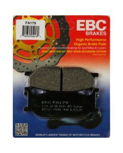 EBC 1 Pair Premium SFA Organic OE Replacement Brake Pads MPN FA179