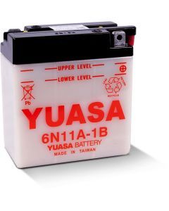 Yuasa Conventional 6N11A-1B 6 Volt Battery For Harley Davidson SS Sprint 350 1968-2024