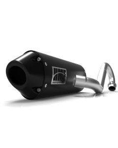 HMF Muffler Honda TRX 450R 04-05 Black Performance MX Full System Exhaust Black Euro End Cap Side Mount