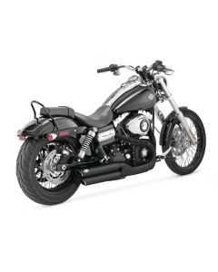 Vance And Hines Twin Slash Muffler 3in Slip On Exhaust Black With Fuelpak FP4
