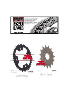 520 BMOR Chain,Front & Rear Sprocket Kit POLARIS 500 Predator E 2x4 2003-2004