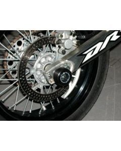 R&G Racing Black Swingarm Protectors For 2005-2010 Suzuki DRZ400 Supermoto