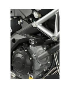 R&G Racing Black Aero Style Crash Protectors For 2013-2018 Aprilia Caponord 1200