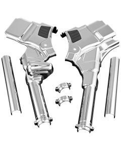 New Harley-Davidson FLHRC Classic 2007Deluxe Neck Covers Chrome by Kuryakyn