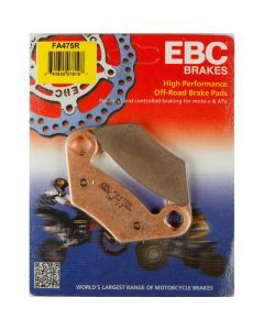 EBC 1 Pair Sintered R Series Heavy-Duty Brake Pads MPN FA475R