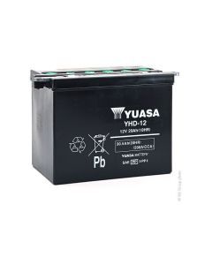 Yuasa Conventional YHD12 12 Volt Battery YUAM22H12TWN
