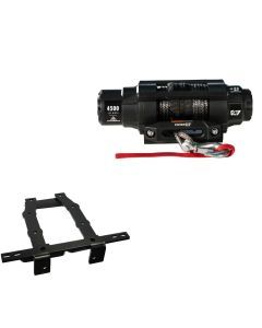Viper 4500lbs V3 Winch Black Rope With Mount For Honda Foreman 500 2012-2013