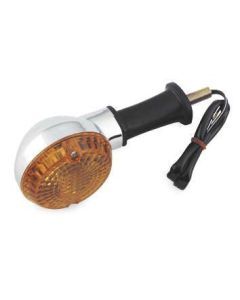 Turn Signal and Lens For Kawasaki ZL1000 Eliminator 1987 Rear Left Chrome