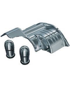 Kuryakyn Chrome Top Starter Mount Cover Accent Harley Touring Bagger 2009-2016