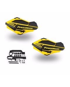 Powermadd Sentinel Handguards Guards Kit Yellow Snowmobile Snow Ski Doo Summit