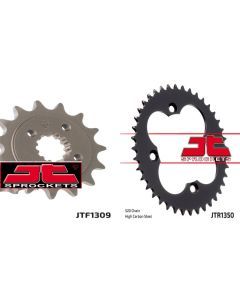 Front & Rear Sprocket Kit for HONDA TRX400 EX Sportrax 05-08 JT Sprockets