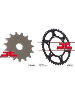 Front & Rear Sprocket Kit for YAMAHA YZ125 P,R,S-5XE2 02-04 JT Sprockets
