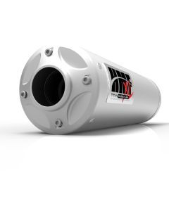 HMF Muffler Polaris Scrambler/Sportsman XP S 20-24 Stainless Titan-XL Slip On Exhaust Billet End Cap