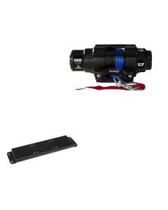 Viper 6000lbs V3 Winch Blue Rope With Mount For Polaris Ranger 570 With an Extreme Bumper 2014-2022