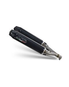 GPR Furore Nero Double Slip-on Exhaust For Ducati 748/S/SP/SPS/R/RS 1995-2002