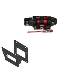 Viper 6000lbs V3 Winch Red Rope With Mount For Kawasaki Teryx KRX 1000 2020-2023