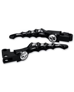 KURYAKYN BLACK ZOMBIE LEVERS FOR 2009-2013 HARLEY DAVIDSON TRI GLIDE TRIKES 1091