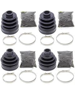 Complete Rear Inner & Outer CV Boot Repair Kit for Honda TRX700XX 2008-2009