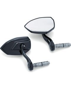 Kuryakyn Phantom Bar End Mirrors Black