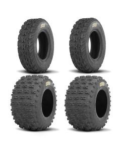 ITP Two Each Holeshot MXR6 Tires Front [20x6-10] And Holeshot MXR6 Tires Rear [18x10-9]