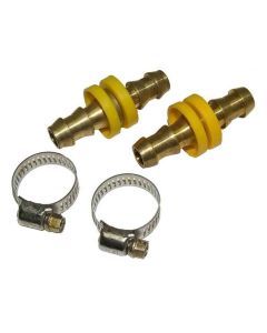 Trans Cooler Fitting - Quick Disconnect Style with Rubber Hose/Metal Line