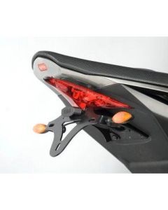 R&G Racing Black Tail Tidy License Plate Holder For 2021-2024 Aprilia RS125