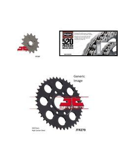 520 Chain Natural, Front & Rear Sprocket Kit HONDA CB250 Nighthawk 1991-2008