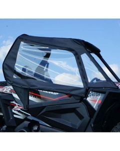 Falcon Ridge Black Canvas Soft Upper Doors With Zipper For Polaris RZR 2014-2021