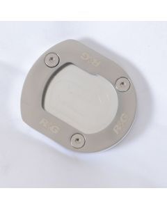 R&G Racing Silver Kickstand Shoe For 2016-2018 Yamaha XT660 TenereZ PKS0039SI