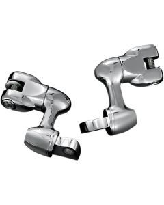 New Adjustable Lockable Driver Footpeg Offset With Male Mount 2by Kuryakyn