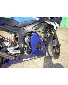R&G Racing Black Fork Protectors For 2003-2004 Yamaha YZF R6 FP0014BK