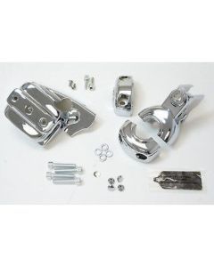 Kuryakyn Chrome Brake Clutch Handlebar Controls Covers Dress Up Kit Harley #9119