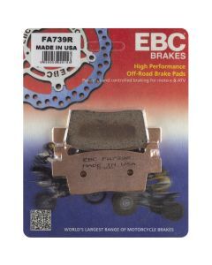 EBC 1 Pair Sintered R Series Heavy-Duty Brake Pads MPN FA739R