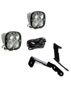 Baja Designs A-Pillar Light Kit Pair Squadron Pro Series Spot Pattern Clear Lens 447576