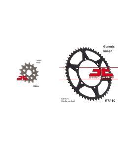 Front and Rear Steel Sprocket Kit for OffRoad KAWASAKI KX250 2002-2004