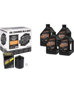 Maxima Quick Change Mineral Oil Kit Black 20W-50 #90-069014B Harley Davidson