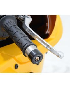 R&G Racing Black Bar End Sliders For 2006-2010 Aprilia RS125 BE0027BK