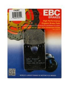 EBC 1 Pair FA Series Organic Replacement Brake Pads MPN FA267
