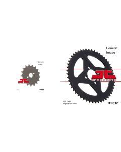 JT SPROCKETS Front and Rear Steel Sprocket Kit for OffRoad YAMAHA YZ80 1975
