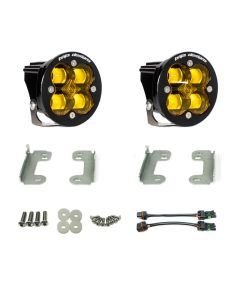 Baja Designs Fog Pocket Light Kit Squadron-R Series SAE Pattern Baja Amber Lens 447735