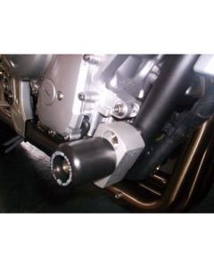 R&G Racing Black Classic Style Crash Protectors For 1997-2005 Yamaha Fazer 1000