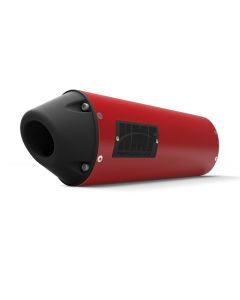 HMF Muffler Yamaha YFZ 450 04-13 Candy Red Performance Slip On Exhaust Blackout Euro End Cap Side Mount