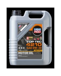 Liqui Moly 5L Top Tec 4210 SAE 0W30 Motor Oil 22158
