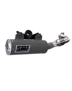 HMF Muffler Polaris RZR Turbo R 22-25 Gun Metal Titan-SS Big Core Full System Exhaust Billet End Cap