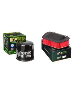HIFLO FILTRO Oil and Air Filter Kit for YAMAHA XVS1300 C Stryker 1GP,27D 11-16